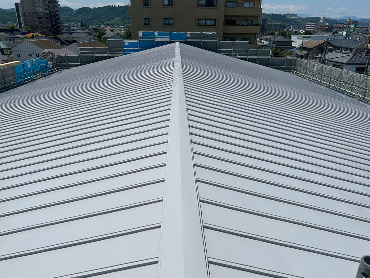 仙台市内某小学校体育館屋根防水工事After